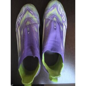 🔥 Adidas X Speedflow.3 Laceless FG Cleats – Purple/Volt – Size 5